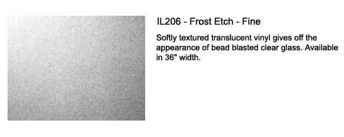 Frost Etch - Fine Designer Film Window Tinting Service Inc.